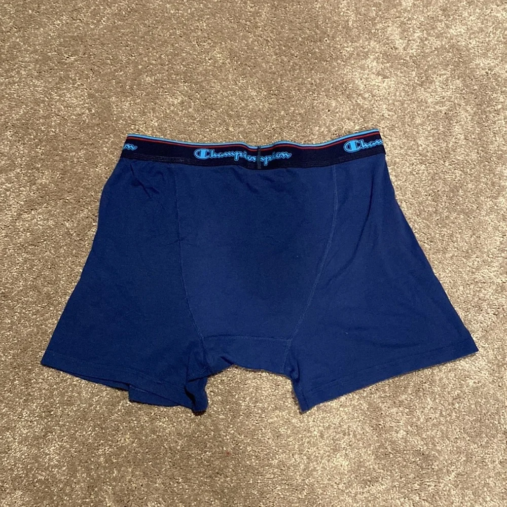 Champion Blue Boxer Briefs Stretch Comfort Underwear SIZE XL